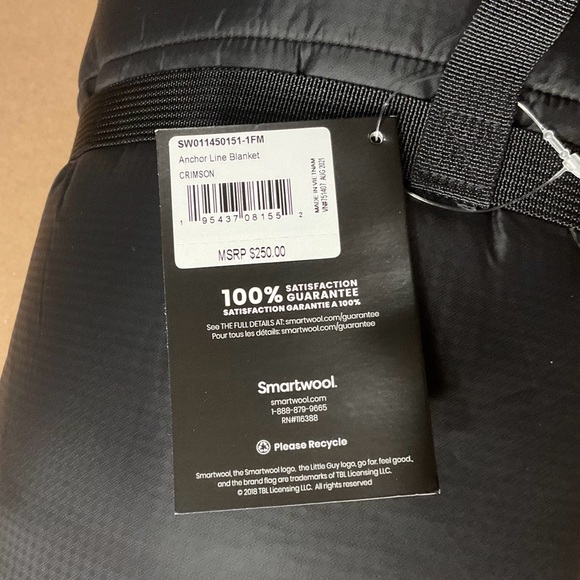 New Smartwool Wool + Polyester Blanket - Picture 9 of 11